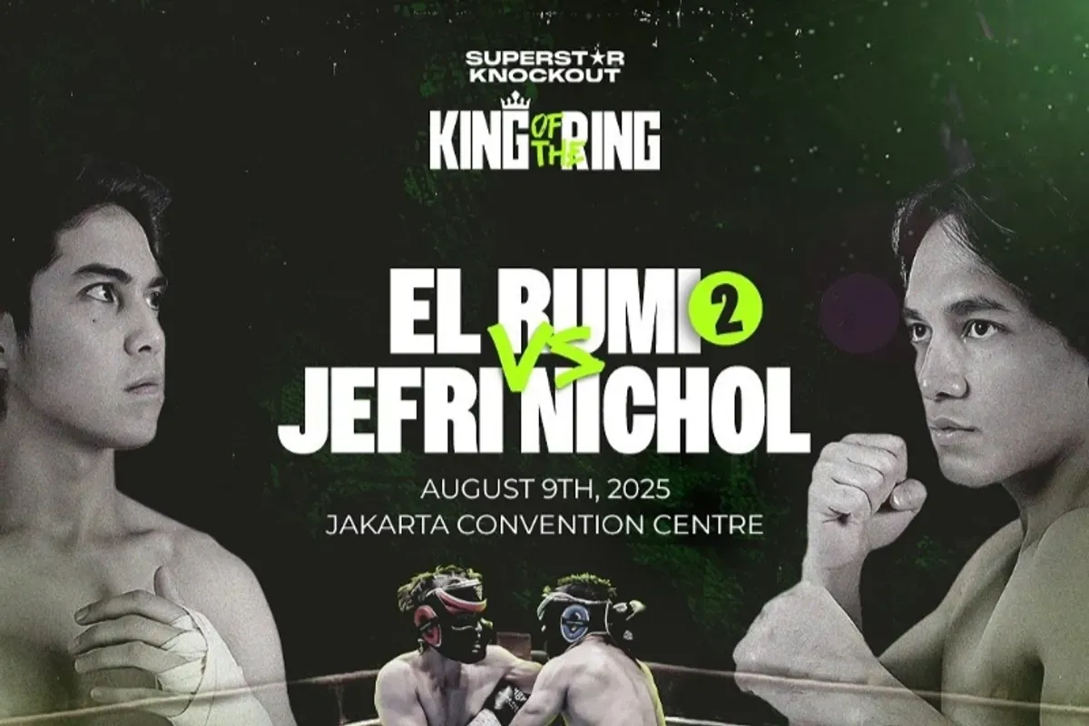 Jadwal rematch El Rumi vs Jefri Nichol dalam Superstar Knockout Vol 3. (Sumber: jakcation.id)
