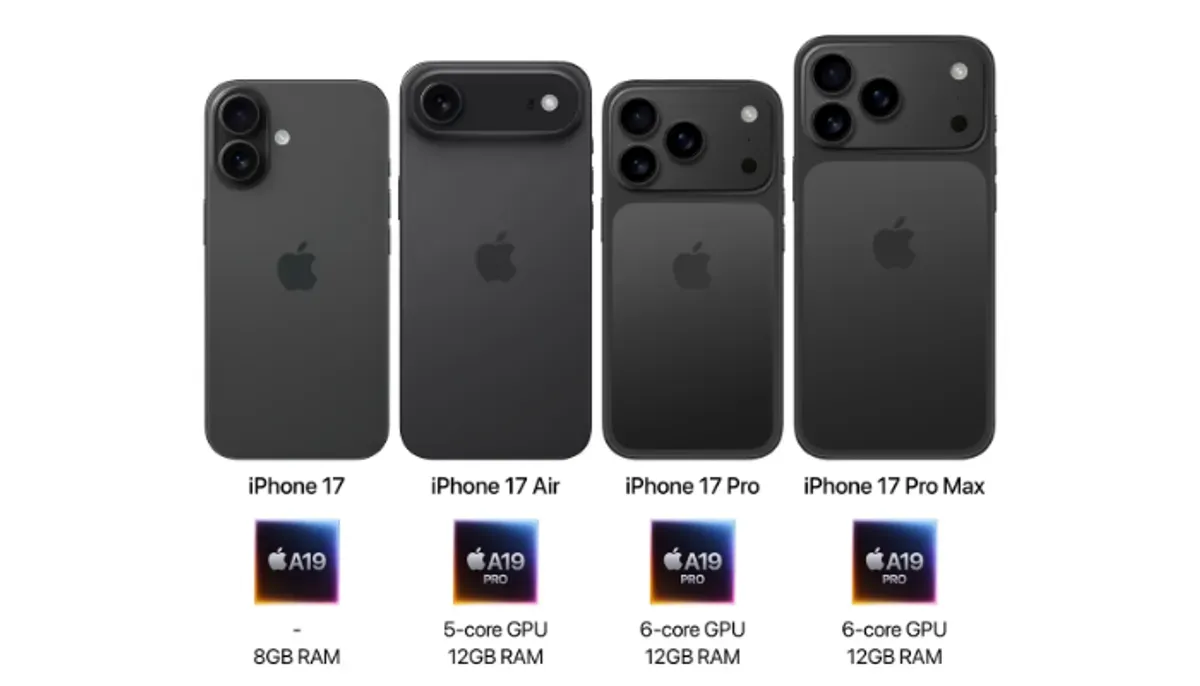 iPhone 17 Series. (Sumber: X/@theapplehub)