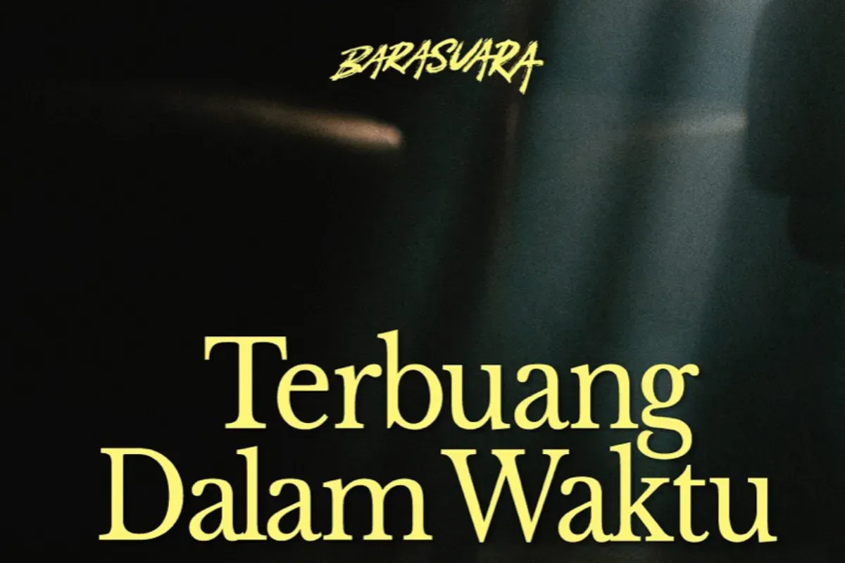 Ilustrasi lirik lagu Barasuara - Terbuang Dalam Waktu yang menjadi OST Film Sore: Istri Dari Masa Depan. (Sumber: Instagram/@barasuara)