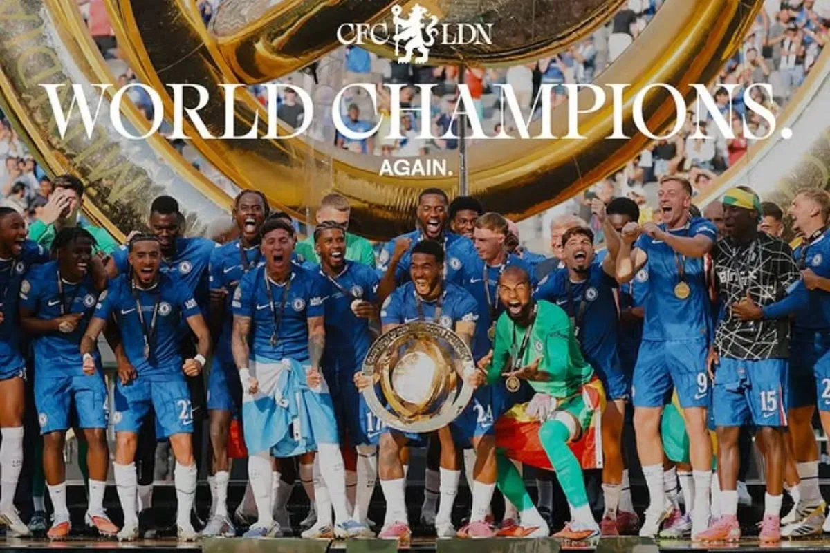 Chelsea berhasil menjuarai Piala Dunia Antarklub 2025 usai mengalahkan PSG di final. (Sumber: Instagram/@chelseafc)