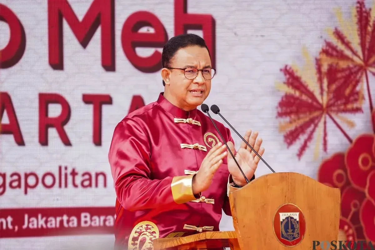 Potret Anies Baswedan. (Sumber: Poskota/Bilal Nugraha Ginanjar)