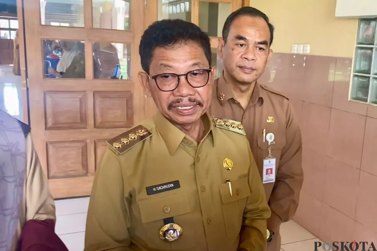Wali Kota Tangerang, Sachrudin menekankan MPLS bebas dari perpeloncoan, Selasa, 15 Juli 2025. (Sumber: Poskota/Primayanti Juli Kumala Manalu)