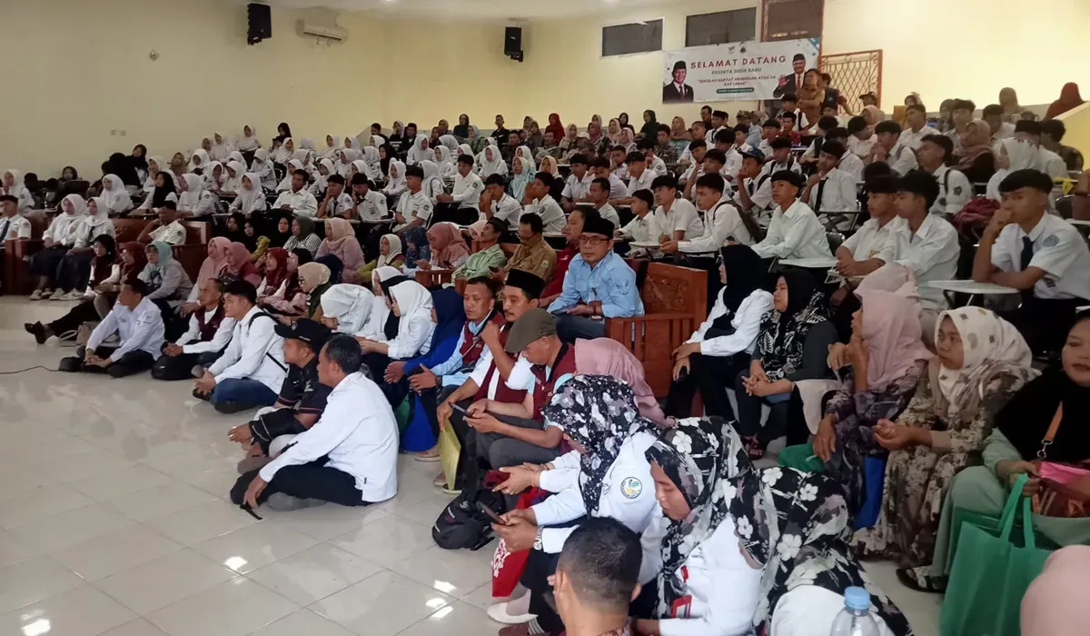 Calon siswa Sekolah Rakyat saat mengikuti MPLS dan tes kesehatan di gedung BPMP Dinsos Lebak. (Sumber: Dok. Dinsos Lebak)