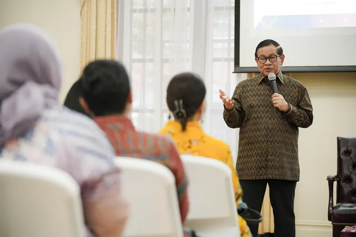 Gubernur Jakarta, Pramono Anunh, saat acara Sinergi untuk Jakarta yang berlangsung di Konsulat Jenderal Republik Indonesia (KJRI) di New York, Selasa 15 Juli 2025. (Sumber: Pemprov Jakarta)