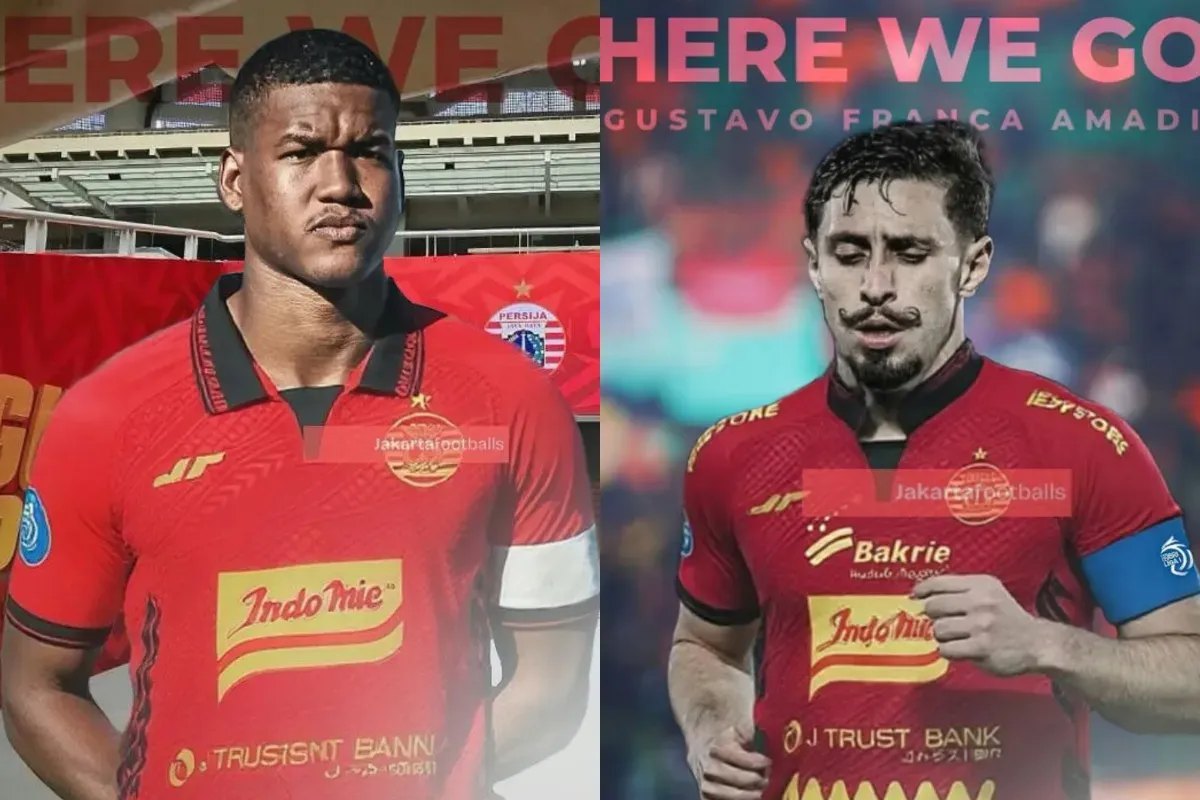 Potret dua pemain asal Brasil, Gustavo Franca Amadio (kanan) dan Alan Cardoso (kiri) yang dirumorkan tengah dalam tahap finalisasi untuk bergabung dengan Persija Jakarta di musim 2025/2026. (Sumber: Instagram/@welcomepersija)