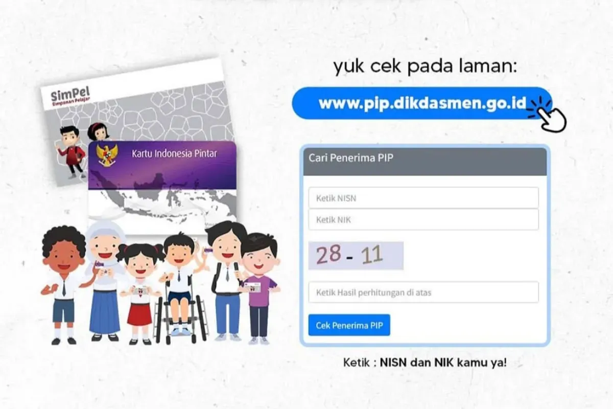 Penyaluran bansos PIP Juli 2025 ditujukan kepada siswa yang terdaftar sebagai penerima manfaat. (Sumber: Instagram/@sobatpip)