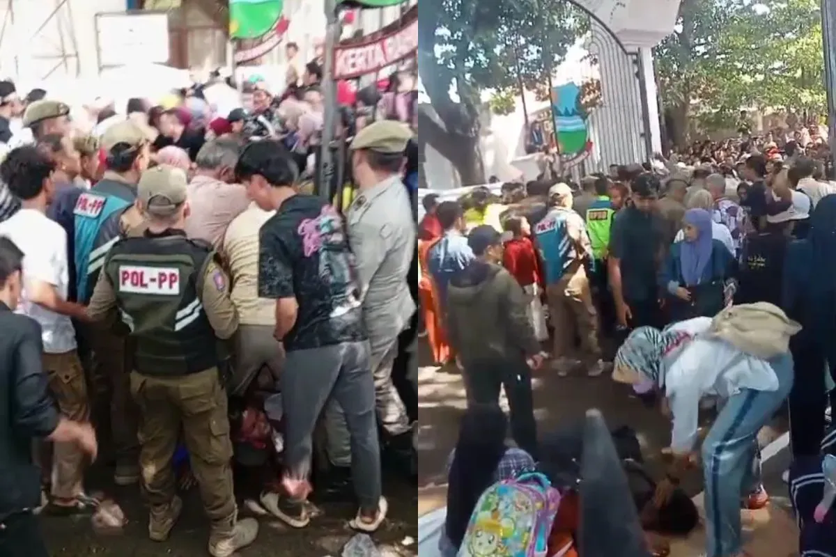 3 orang dikabarkan meninggal dunia akibat berdesakan di acara makan gratis nikahan putra Dedi Mulyadi, Jumat 18 Juli 2025. (Sumber: Istimewa)
