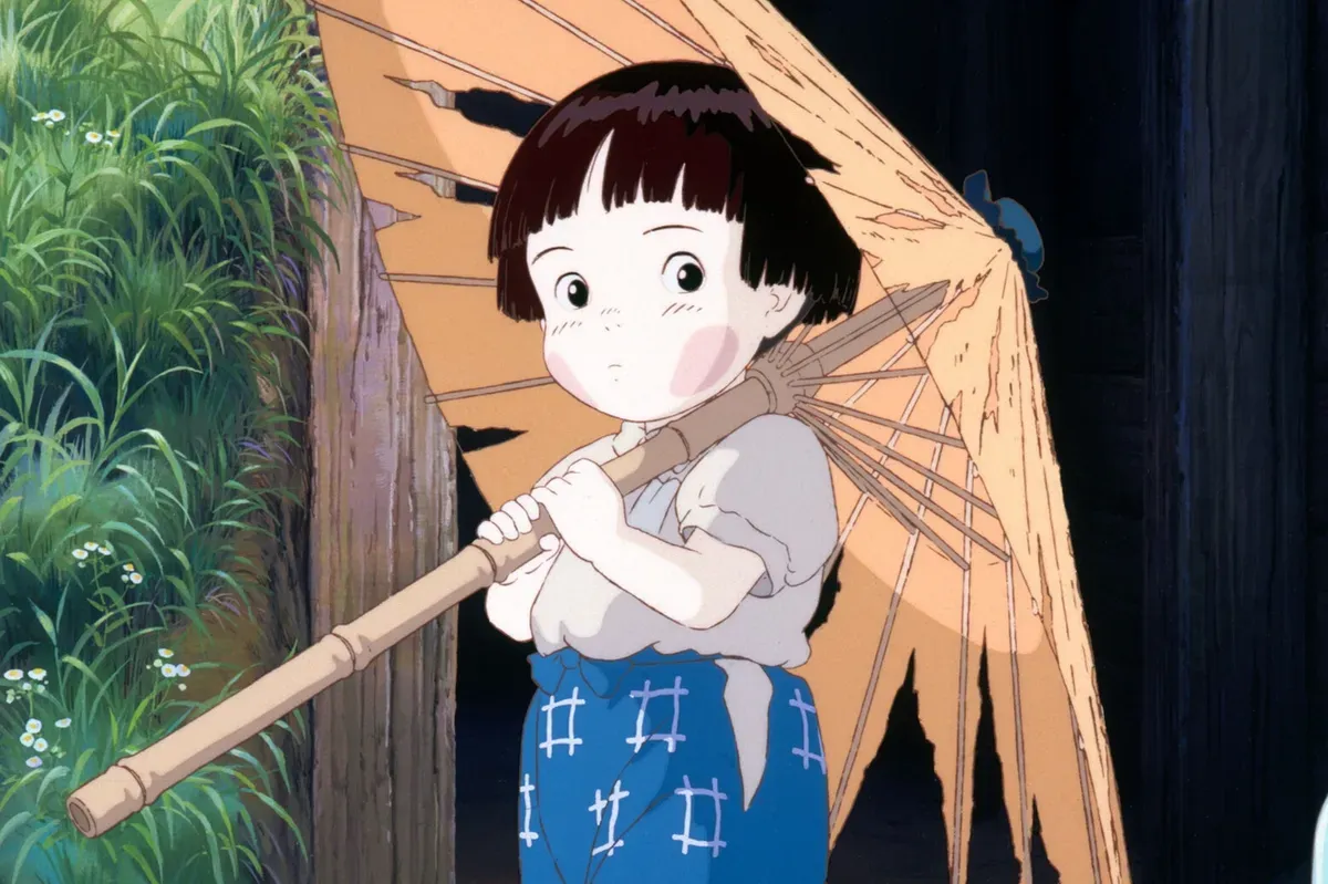 Sinopsis film anime Grave of the Fireflies yang akan tayang di bioskop seluruh Indonesia pada Agustus 2025 mendatang. (Sumber: Netflix)