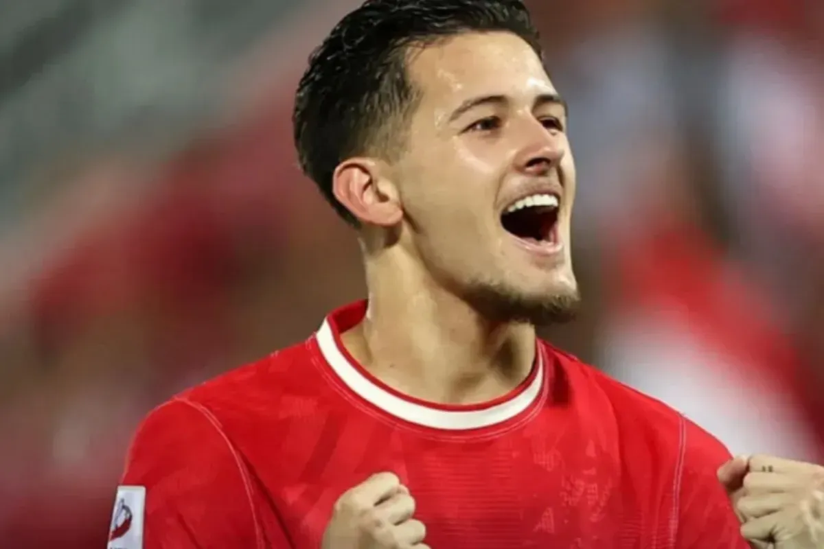 Potret pemain Timnas Indonesia, Justin Hubner yang dikabarkan menjadi rebutan Persib dan Persija. (Sumber: Instagram/@liga1talk)