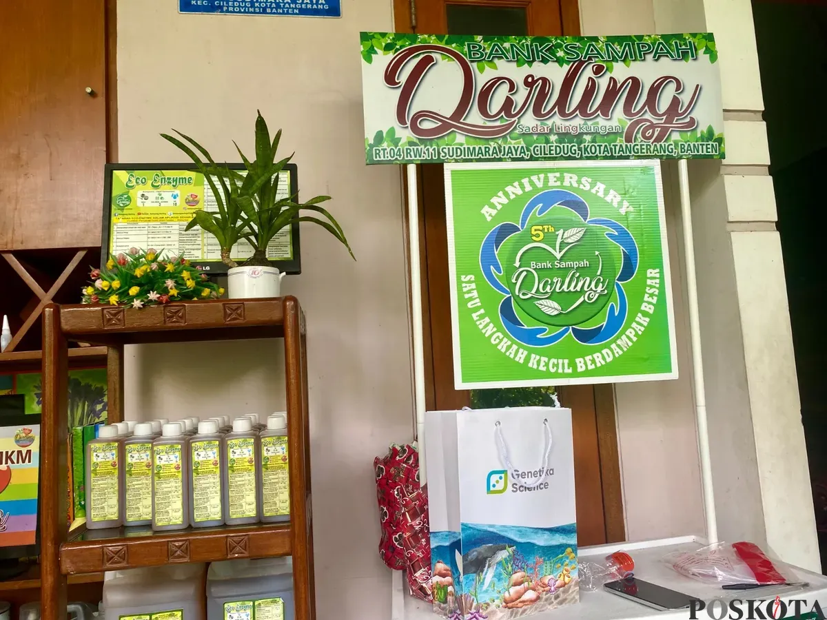 Kampung Darling yang terletak di Jalan Janur Hijau, Kelurahan Sudimara Jaya, Kecamatan Ciledug, Kota Tangerang. (Sumber: Poskota/Primayanti Juli Kumala Manalu)