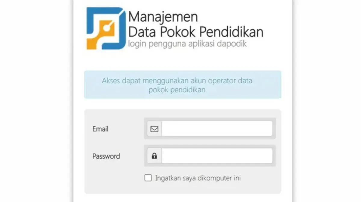 Update Terkini! Tanggal Rilis Dapodik 2026 Sudah Dikodekan, Simak Penjelasan Lengkapnya (Sumber: Dok/DAPODIK)