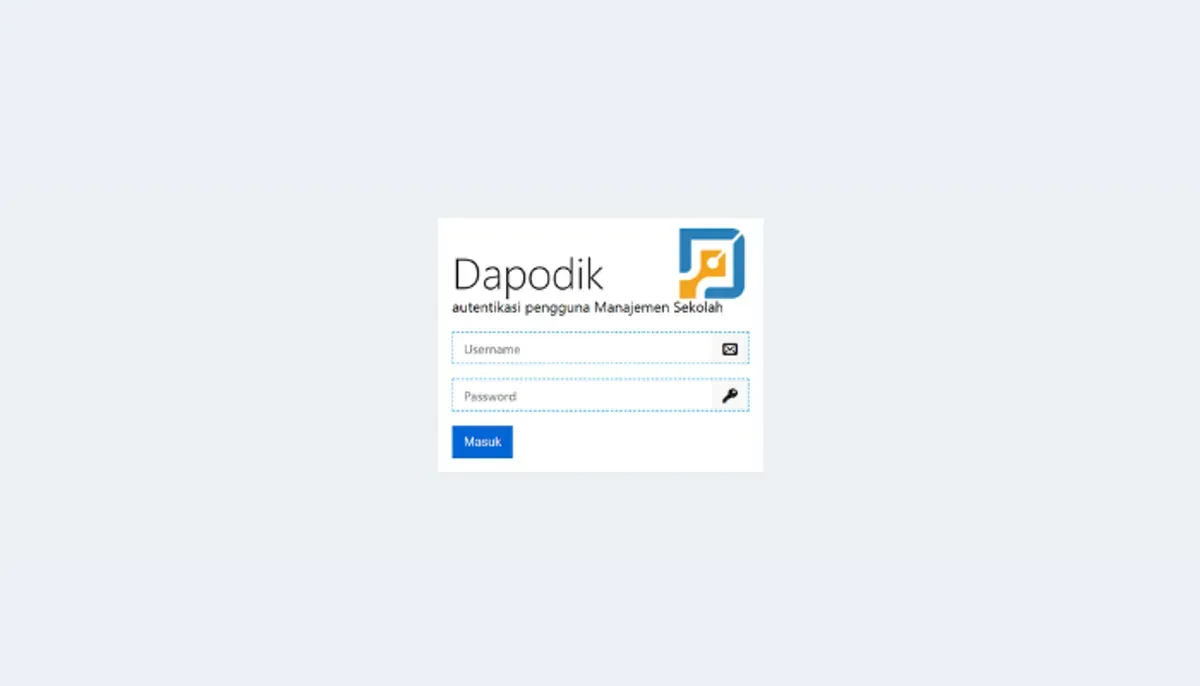 Persiapkan diri menghadapi Dapodik 2026 (Sumber: sso.datadik.dikdasmen.go.id)