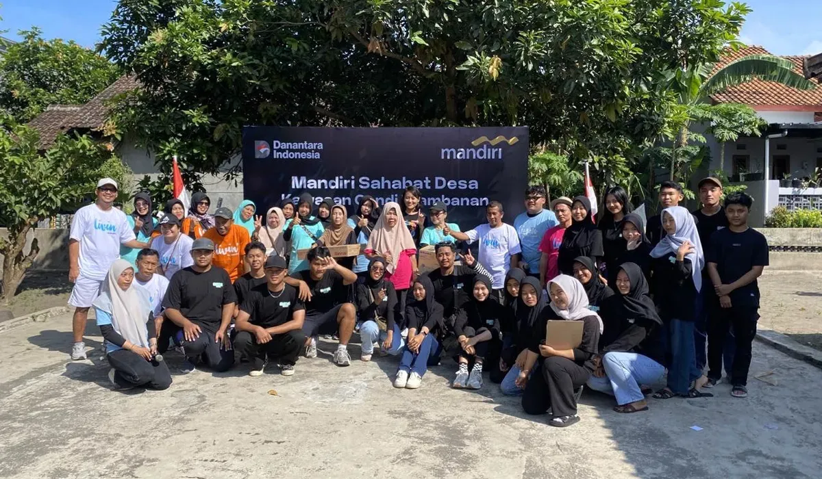 Bank Mandiri komitmen mendukung percepatan ekonomi berbasis kerayatan lewat program Mandiri Sahabat Desa. (Sumber: Dok Corsec Bank Mandiri)