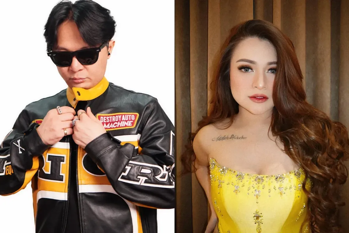 Potret DJ Bravy (kiri) dan Nathalie Holscher (kanan) yang berpolemik atas kehamilan Erika Carlina. (Sumber: Instagram)