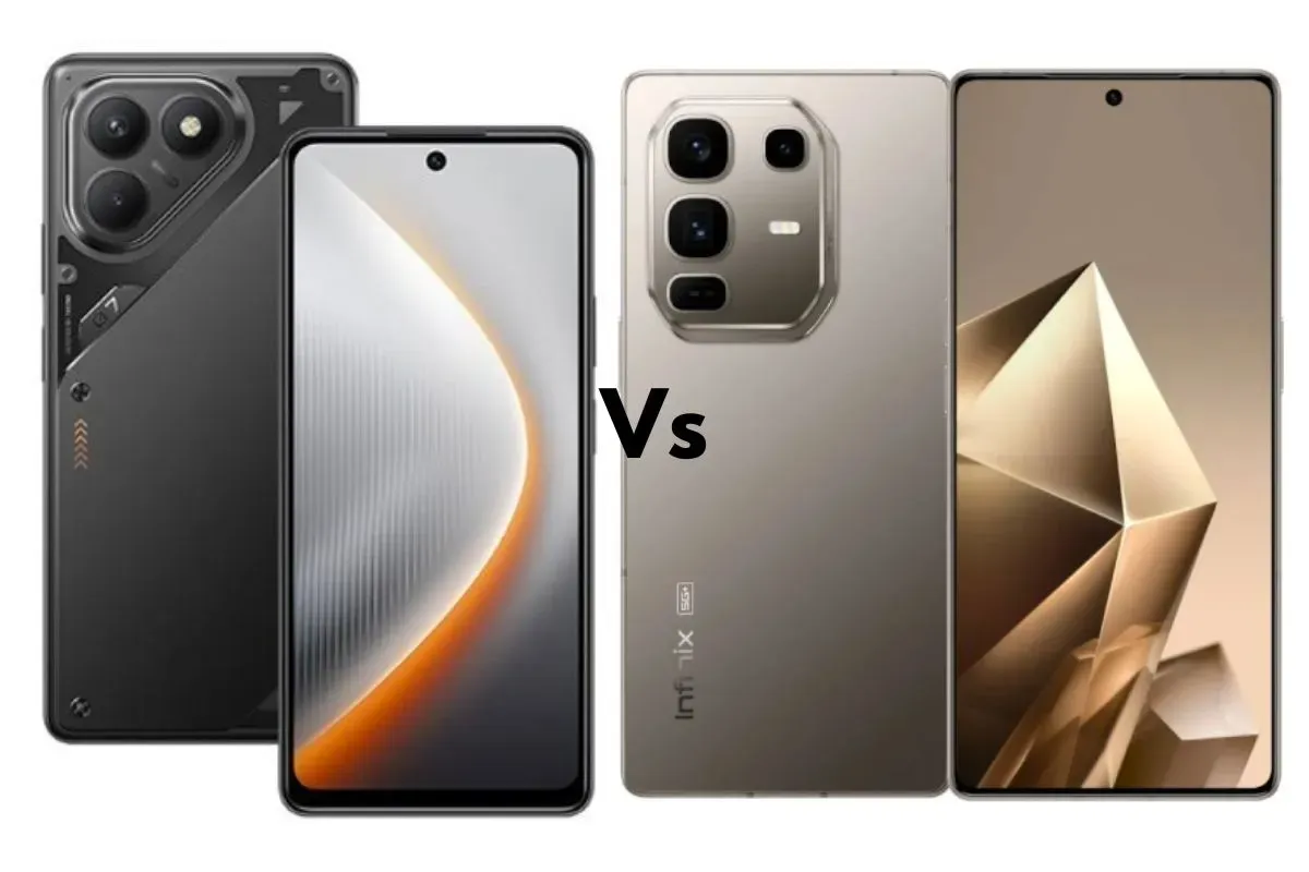 Tecno Pova 7 5G vs Infinix Note 50s 5G (Sumber: Canva Edit)
