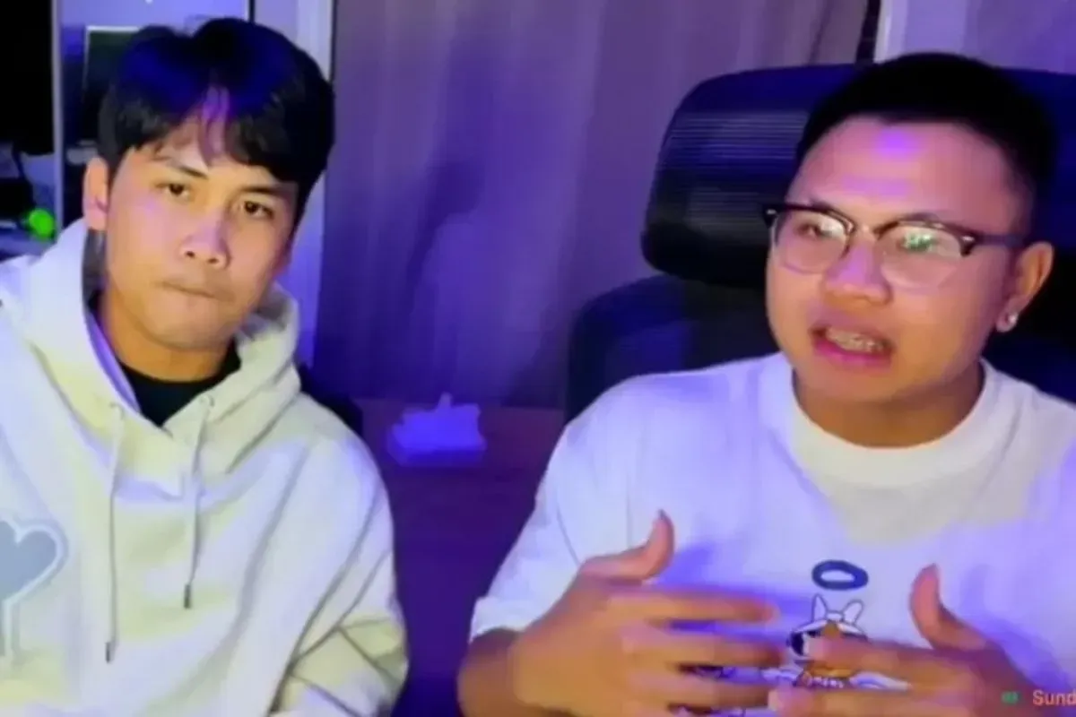 Bintang Emon dan Bigmo TikTok dalam sebuah live streaming. (Sumber: tangkapan layar)