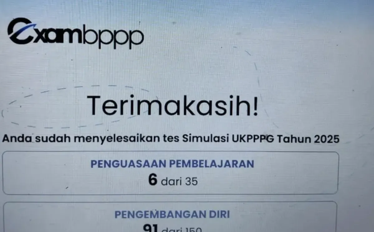 Sistem Verifikasi EXAMBPPP UKPPPG 2025 Bermasalah: Ribuan Peserta Terjebak Error Tanpa Solusi (Sumber: Exambppp UKPPG 2025)