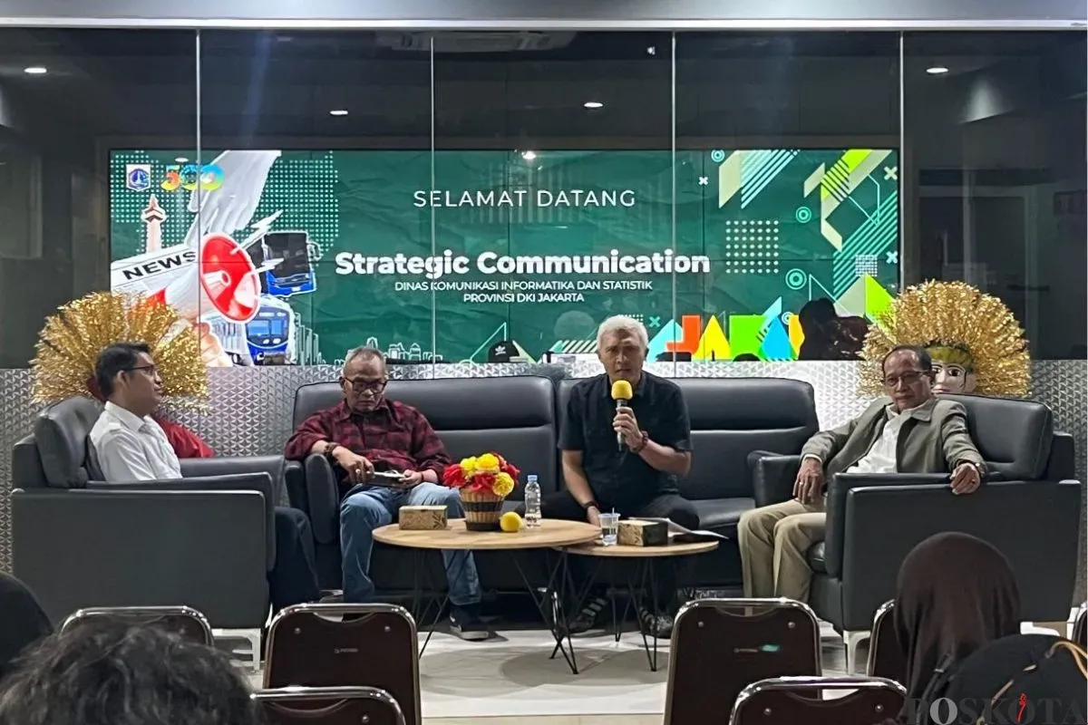 Jumpa pers Seleksi Calon Anggota KIP Jakarta di Bali Kota DKI Jakarta, Rabu, 23 Juli 2025. (Sumber: Poskota/Muhammad Tegar Jihad)