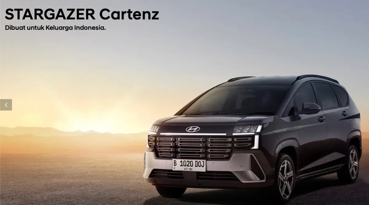 Hyundai Stargazer Cartenz resmi meluncur di GIIAS 2025 (Sumber: Hyundai.com)