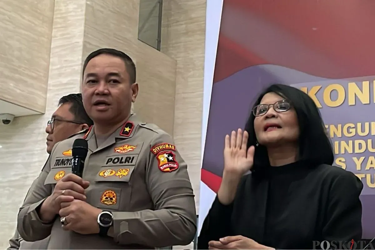 Kepala Biro Penerangan Masyarakat (Karopenmas) Polri, Brigjen Trunoyudo Wisnu Andiko saat ditemui di Mabes Polri, Jakarta Selatan, Kamis, 24 Juli 2025. (Sumber: Poskota/Ali Mansur)