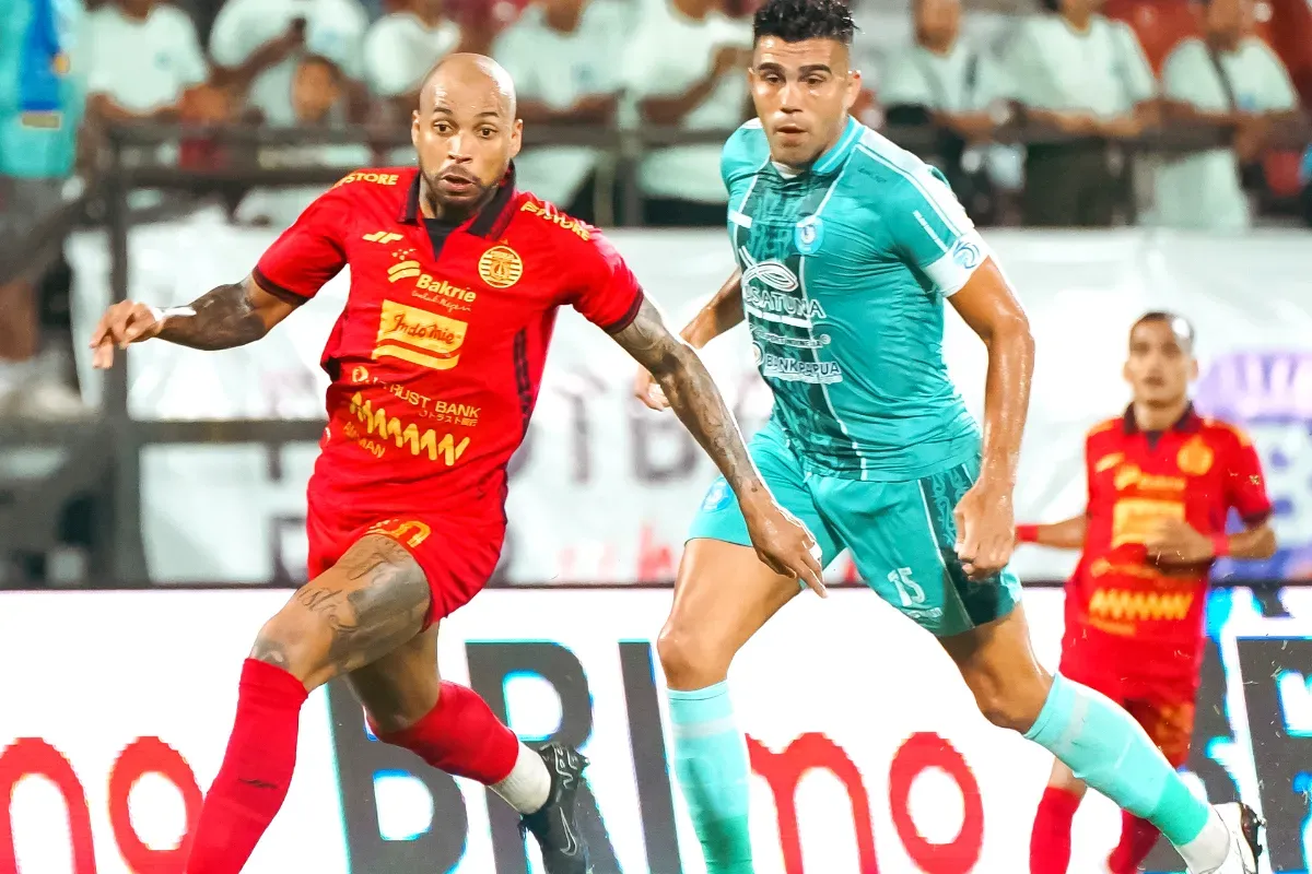 Potret pemain asing Persija, Gustavo Almaida yang diperkirakan absen jelang Super League 2025/2026 karena cedera. (Sumber: Persija)