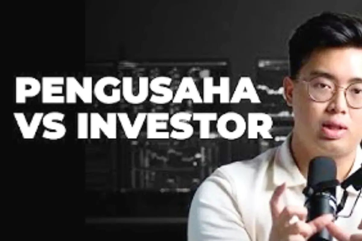 Ilustrasi bahasan tentang pengusaha vs investor menurut Timothy Ronald. (Sumber: YouTube/ Timothy Ronald)