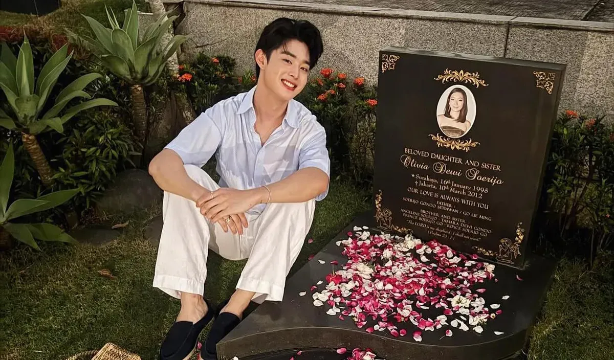 Postingan Gabriel Prince yang penuh haru untuk mengenang kakak tirinya, mendiang Olivia Dewi Soerijo. (Sumber: Instagarm/@phrrince)