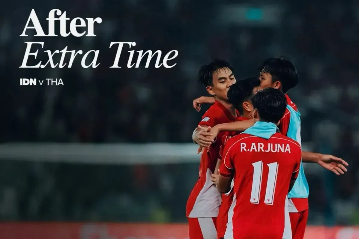 Timnas Indonesia menang adu penalti lawan Thailand di semifinal Piala AFF U23 2025. (Sumber: Instagram)