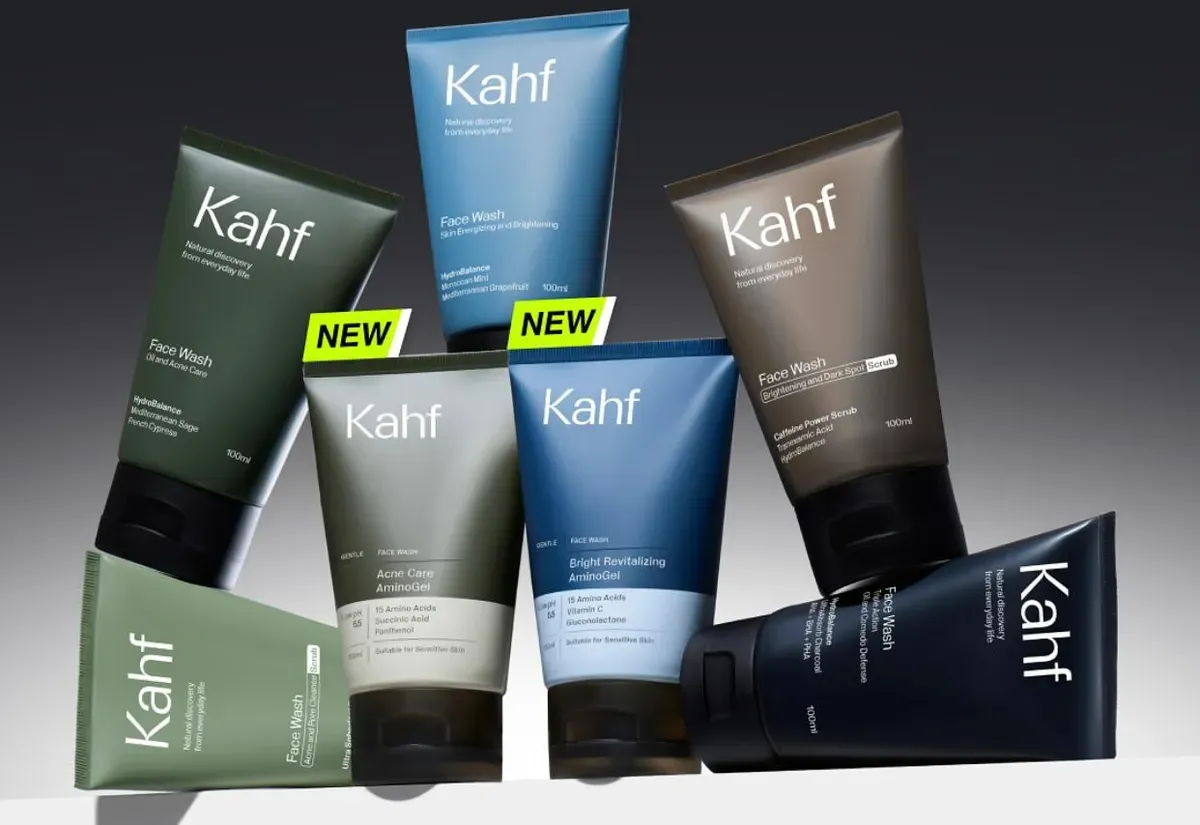 Brand skincare pria Kahf. (Sumber: Instagram/@kahfeveryday)