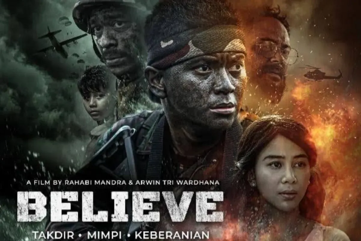 Sinopsis film Believe yang mengisahkan perjuangan saat Perang Seroja 1975 di Indonesia. (Sumber: Instagram@filmbelieve)