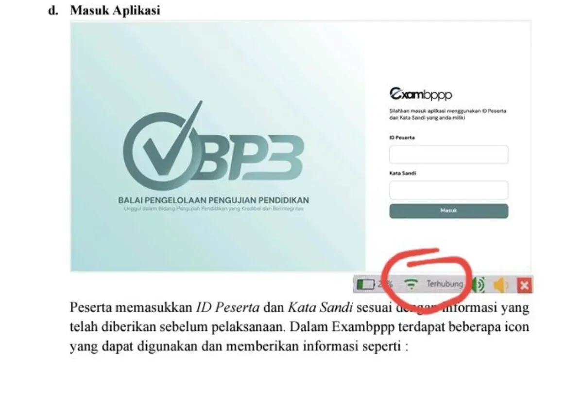Apa Arti Warna di Aplikasi Exambppp? Simak Penjelasan Resmi dan Tips Menghindari Gagal Tes Online (Sumber: Facebook/@Rif Dhwoey)