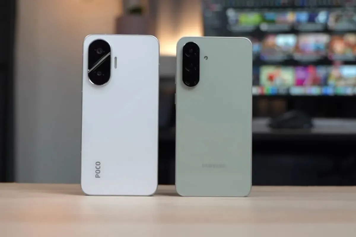 POCO F7 vs Samsung Galaxy A56, mana HP mid range terbaik di 2025? (Sumber: YouTube/Youtuber Cupu)