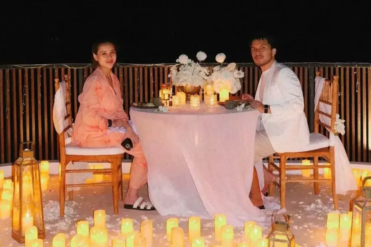 Potret Thariq Halilintar dan Aaliyah Masaid. (Sumber: Instagram/@thariqhalilintar)