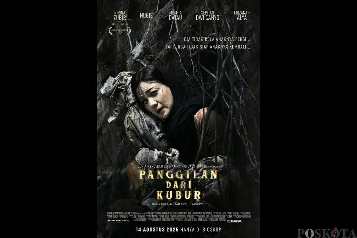 Sinopsis Film Panggilan dari Kubur yang Diperankan Nirina Zubir, Tayang Mulai 14 Agustus 2025 (Sumber: Instagram/filmpanggilandarikubur/Edited Muhammad Ibrahim)