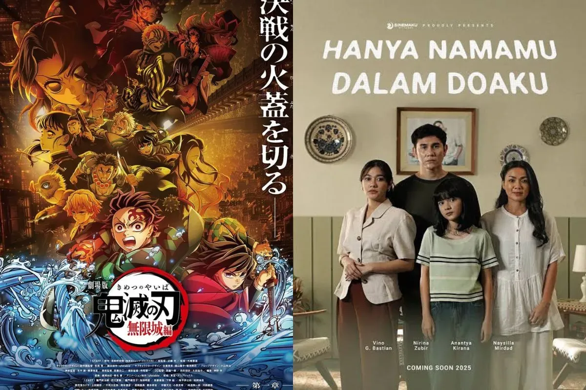 Daftar film terbaru di bulan Agustus 2025. (Sumber: Istimewa)