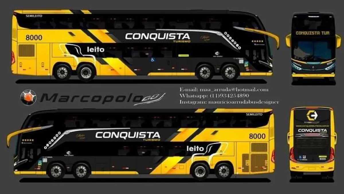 Livery Yudistira HD Maleo Trans 2025: Sentuhan Elegan dan Agresif di Dunia BUSSID (Sumber: Pinterest)