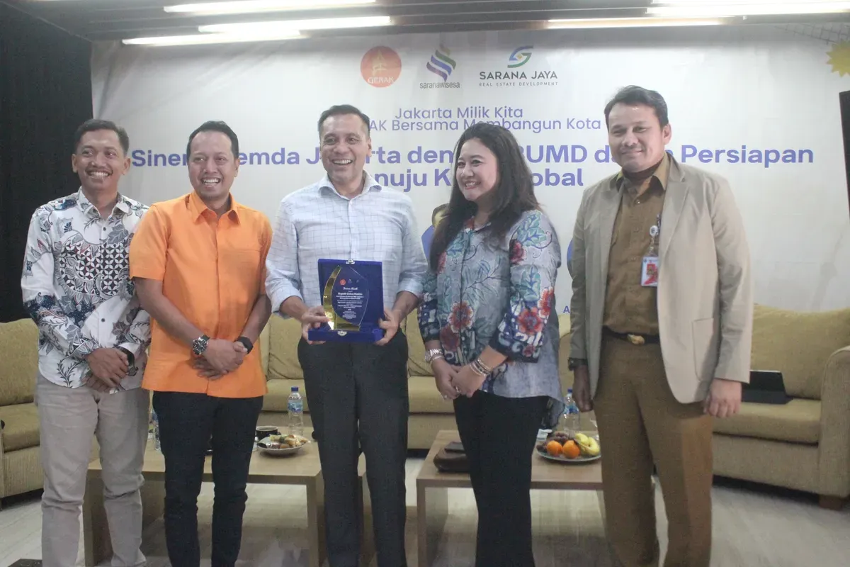 Kegiatan forum diskusi publik bertajuk Ngopi Senja di Sarana Square Building, Jaksel (Sumber: Dok. Sarana Jaya)