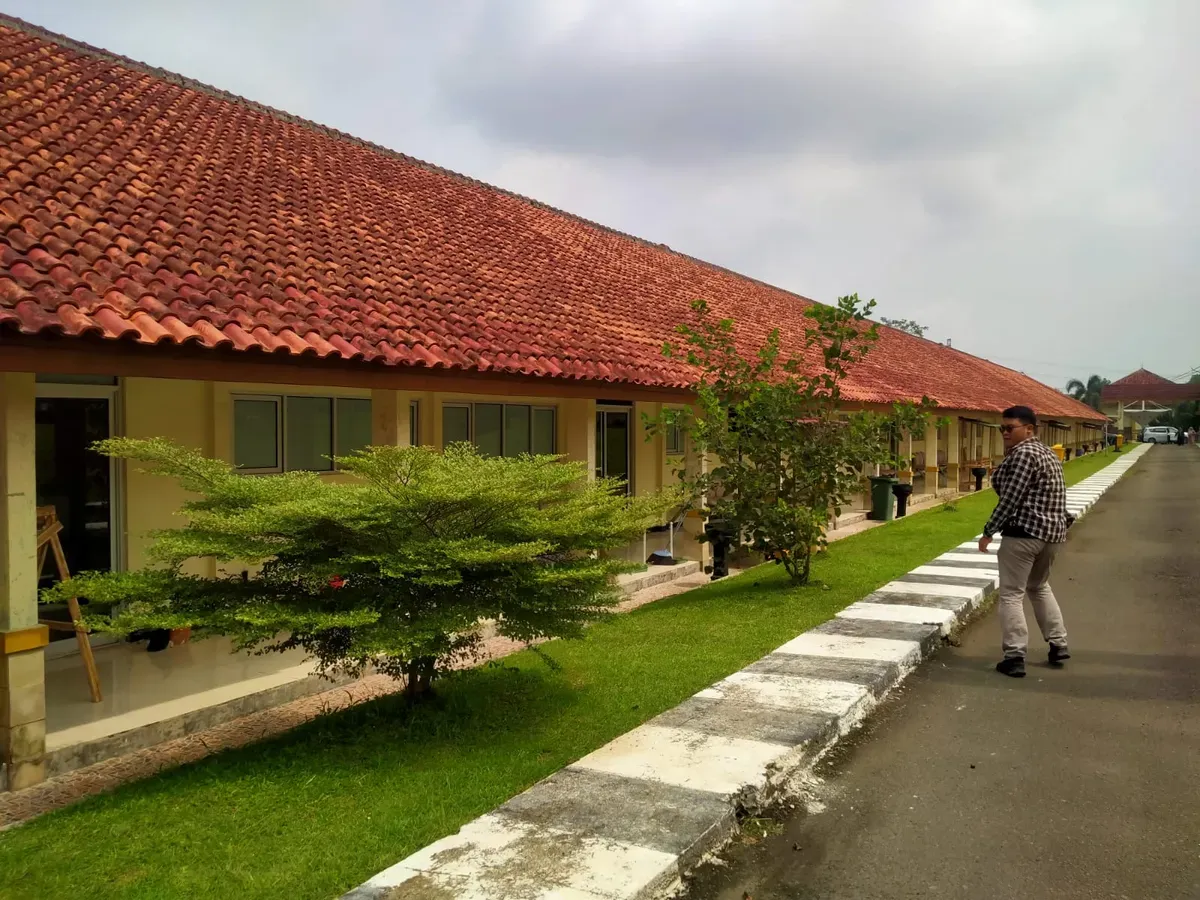 Gedung di Kecamatan Rangkasbitung, Kabupaten Lebak, direncanakan akan dipakai siswa Sekolah Rakyat. (Sumber: Dok. Warga)