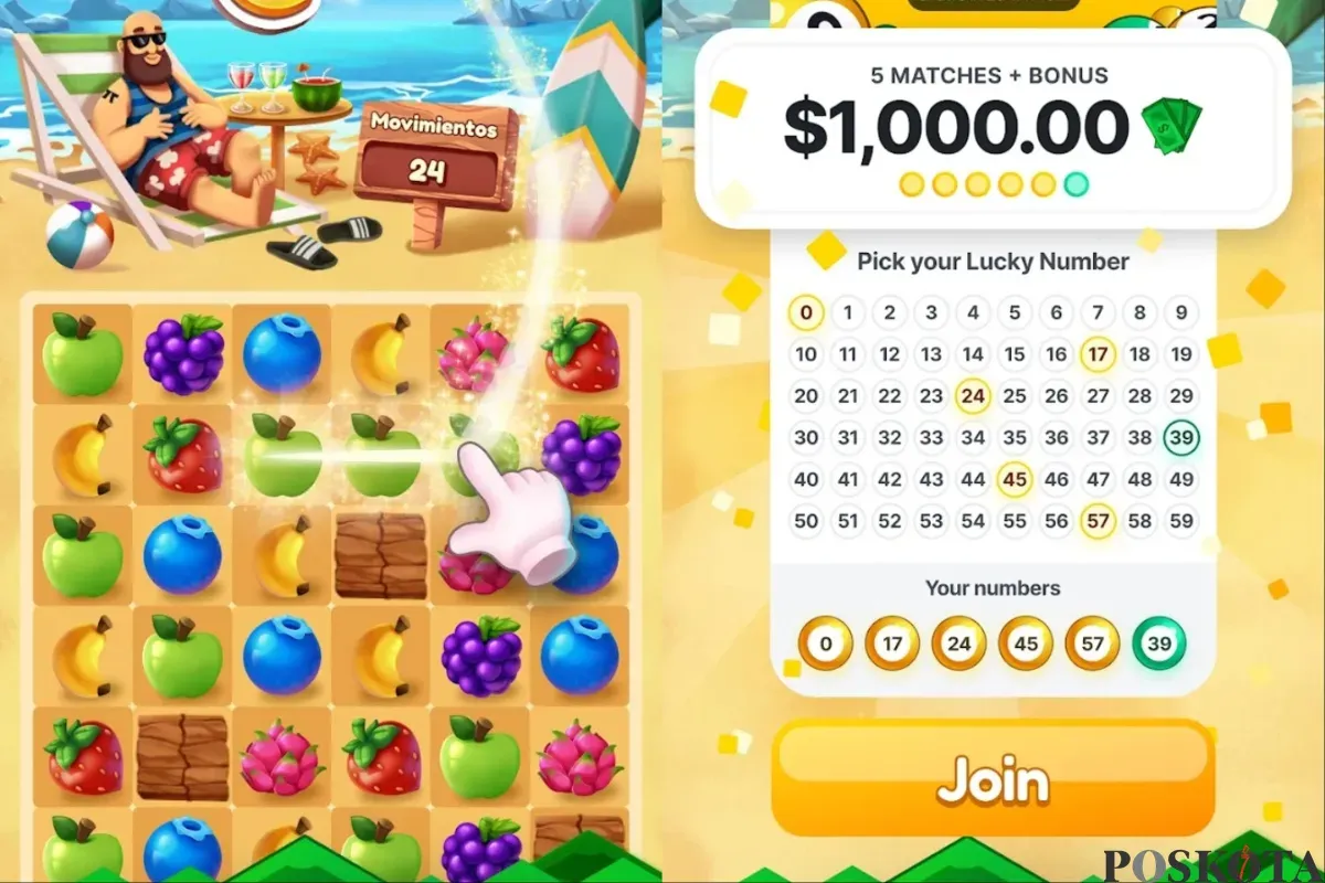 Menguntungkan, Klaim Cuan Gratis Rp200 Ribu Setiap Hari dari Aplikasi Penghasil Uang Ini (Sumber: PlayStore/Tropical Crush)