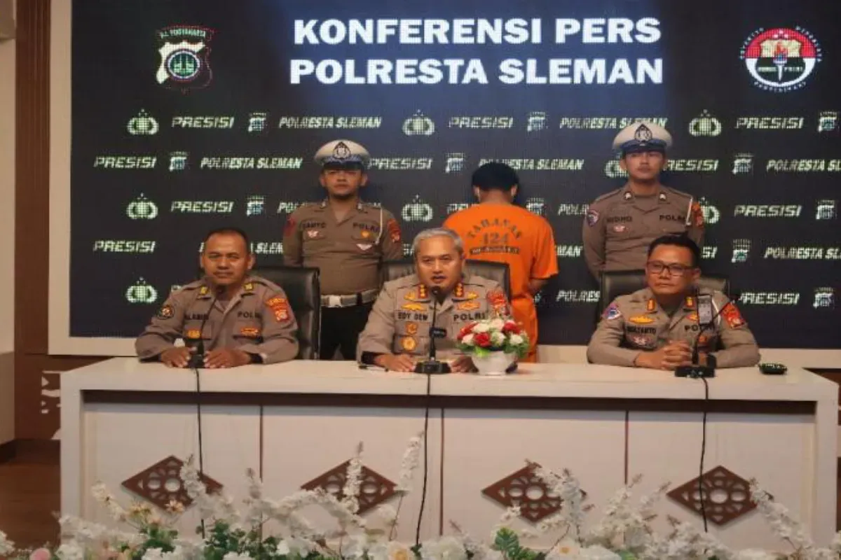 Christiano Tarigan ditetapkan sebagai tersangka atas kasus kecelakaan mobil BMW di Jalan Palagan, Sleman. (Sumber: Tribrata News)