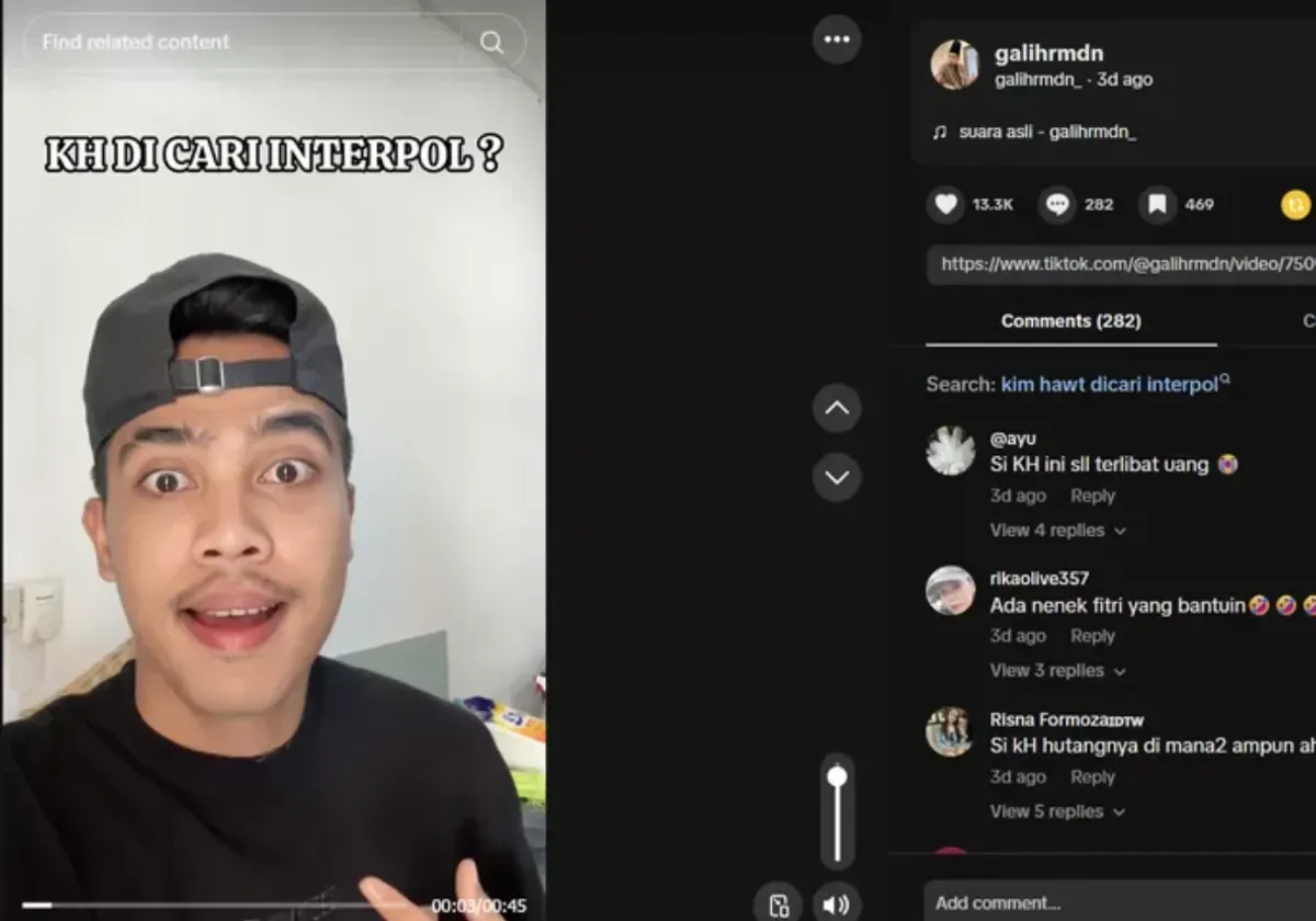 Sosok Inisial KH Diduga Penipu, Galih Ramadhan Ungkap Fakta Mengejutkan Kim Hawt Disorot (Sumber: TikTok/@galihrmdn)