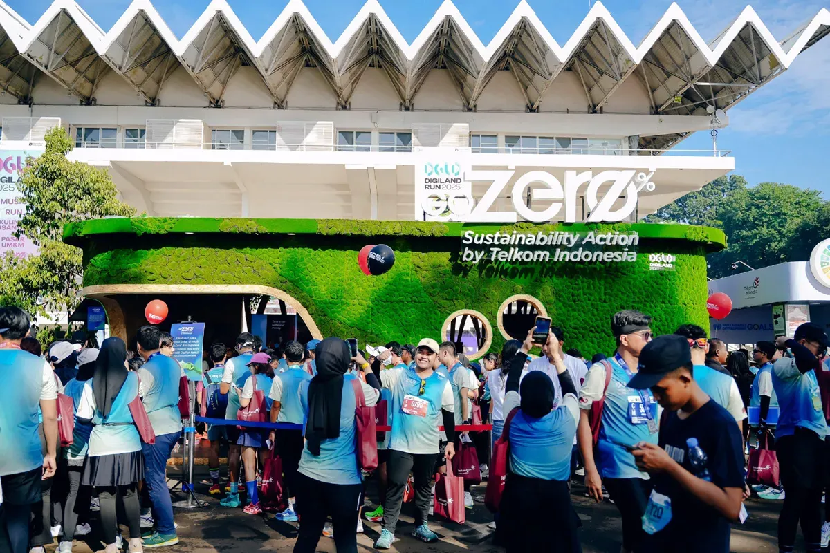 Telkom kembali menggelar event Digiland 2025. (Sumber: Corcom Telkom)
