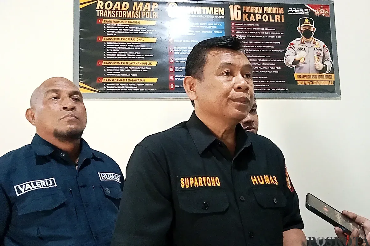 Humas Polres Metro Bekasi Kota, AKP Suparyono. (Sumber: POSKOTA | Foto: Nurpini Aulia Rapika)