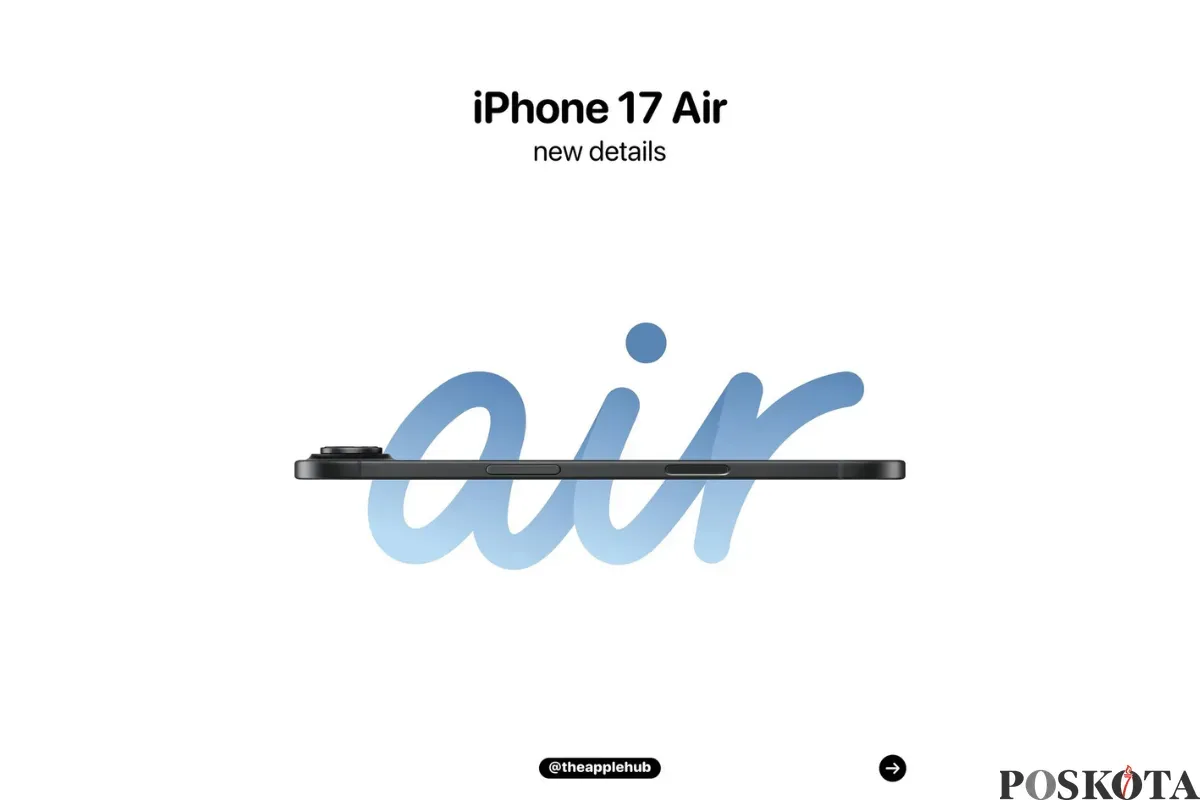 Bocoran Spesifikasi iPhone 17 Air, Smartphone Apple yang Tipis dengan Berbagai Keunggulan (Sumber: Instagram/theapplehub/Edited Muhammad Ibrahim)