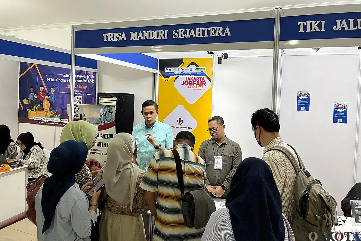 Ilustrasi - Suasana job fair di GOR Tanjung Duren, Jakarta Barat, Selasa, 3 Juni 2025, lalu. (Sumber: POSKOTA | Foto: Pandi Ramedhan)