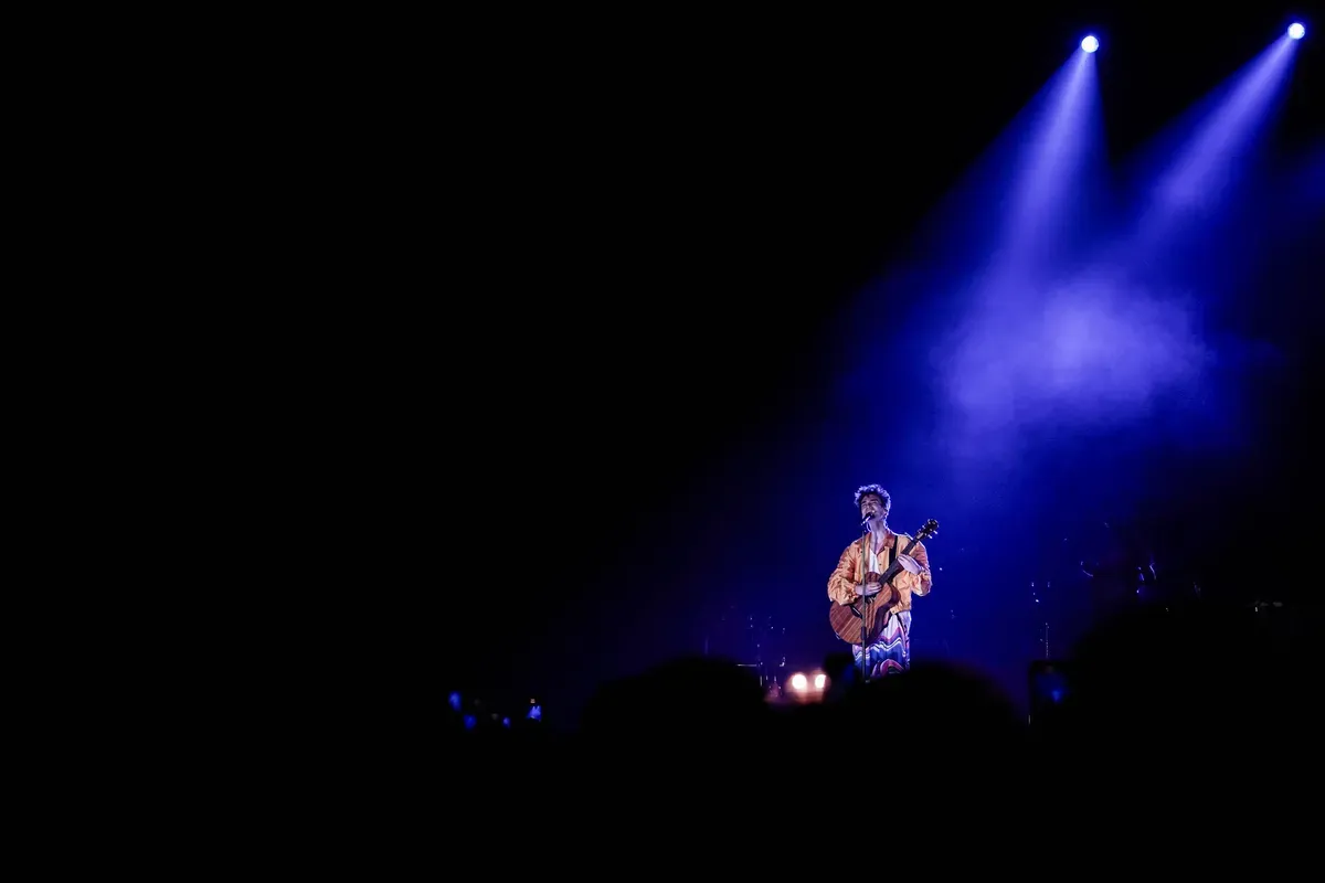 Penyanyi Jacob Collier bernyanyi menghibur penonton saat Java Jazz Festival 2025 di Jiexpo Kemayoran, Jakarta, Jum'at 20 Mei 2025. Poskota/Bilal Nugraha Ginanjar (Sumber: Poskota/Bilal Nugraha Ginanjar | Foto: Bilal Nugraha Ginanjar)