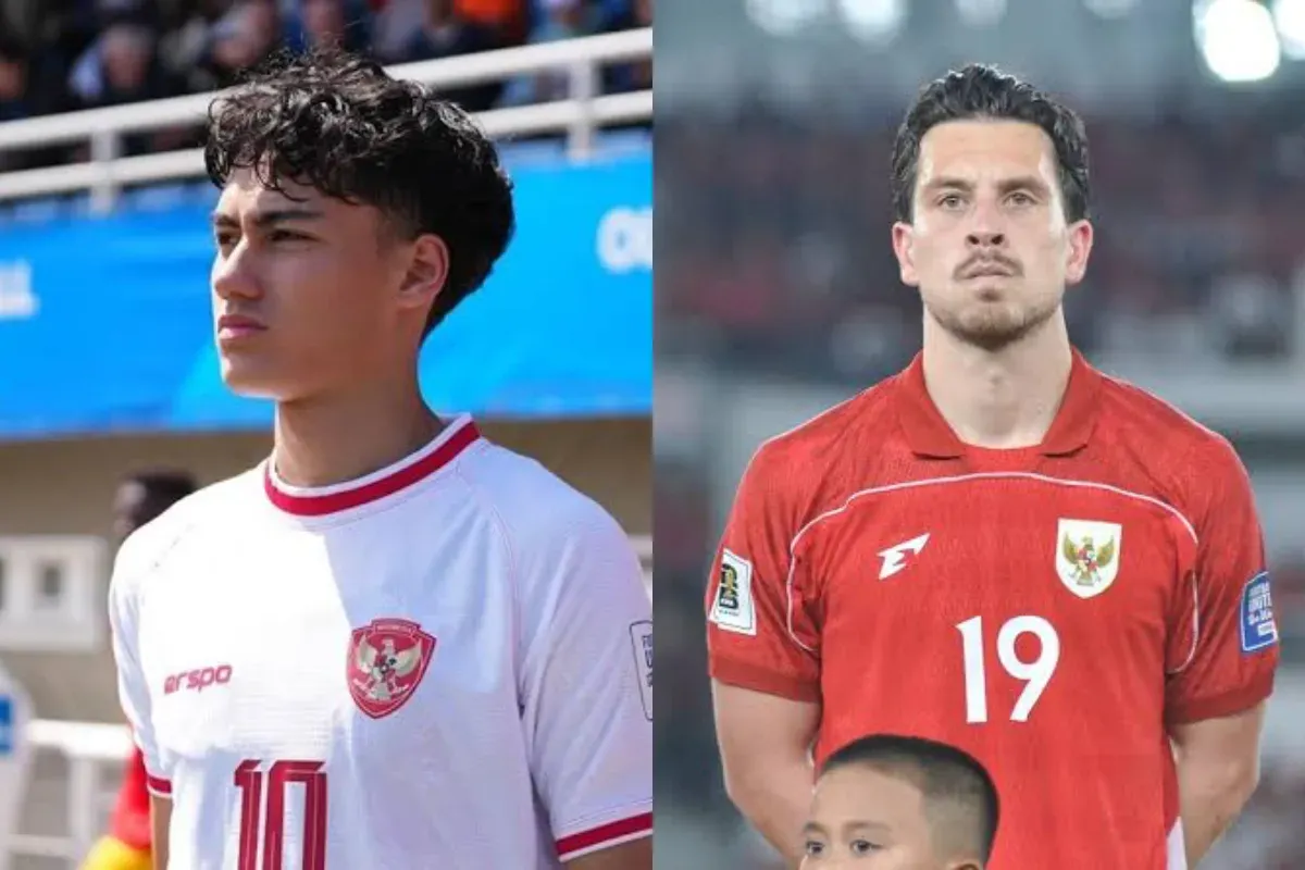 Persija Jakarta dikabarkan tengah mengincar dua pemain keturunan Timnas Indonesia, Thom Haye (kanan) dan Rafael Struick (kiri). (Sumber: X/@gilabola_ina)