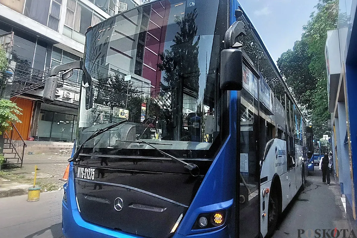 TransJabodetabek rute baru Bogor-Blok M telah diresmikan beroperasi pada Kamis, 5 Juni 2025. (Sumber: POSKOTA | Foto: Sekar Putri Andini)