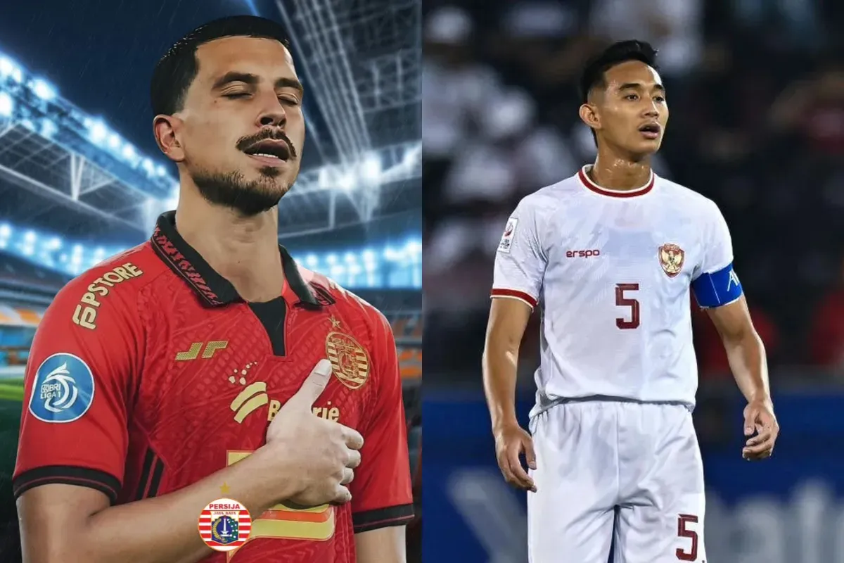 Transfer Persija terungkap melibatkan bintang Timnas Indonesia Rizky Ridho dan Thom Haye. (Sumber: Poskota/Dzikri)