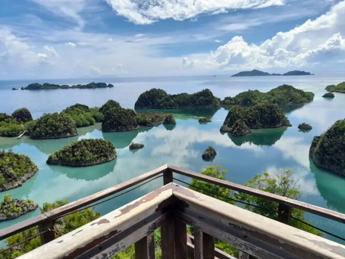 Pemandangan perairan Raja Ampat yang jernih dan terumbu karang yang masih lestari menjadi aset bangsa yang harus dijaga bersama. (Sumber: Pinterest)